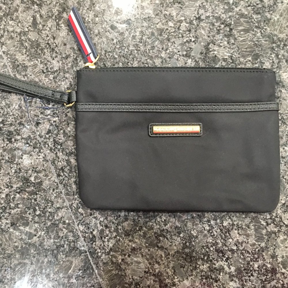 Tommy Hilfiger Black Wristlet - NWOT